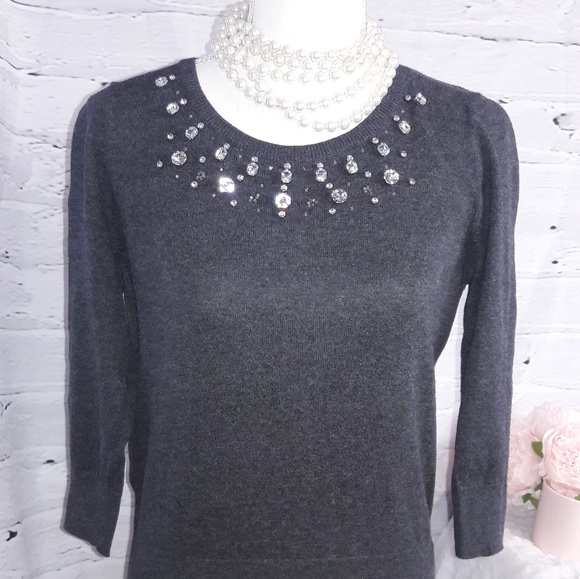 💙Worthington grey sweater - Picture 2 of 7